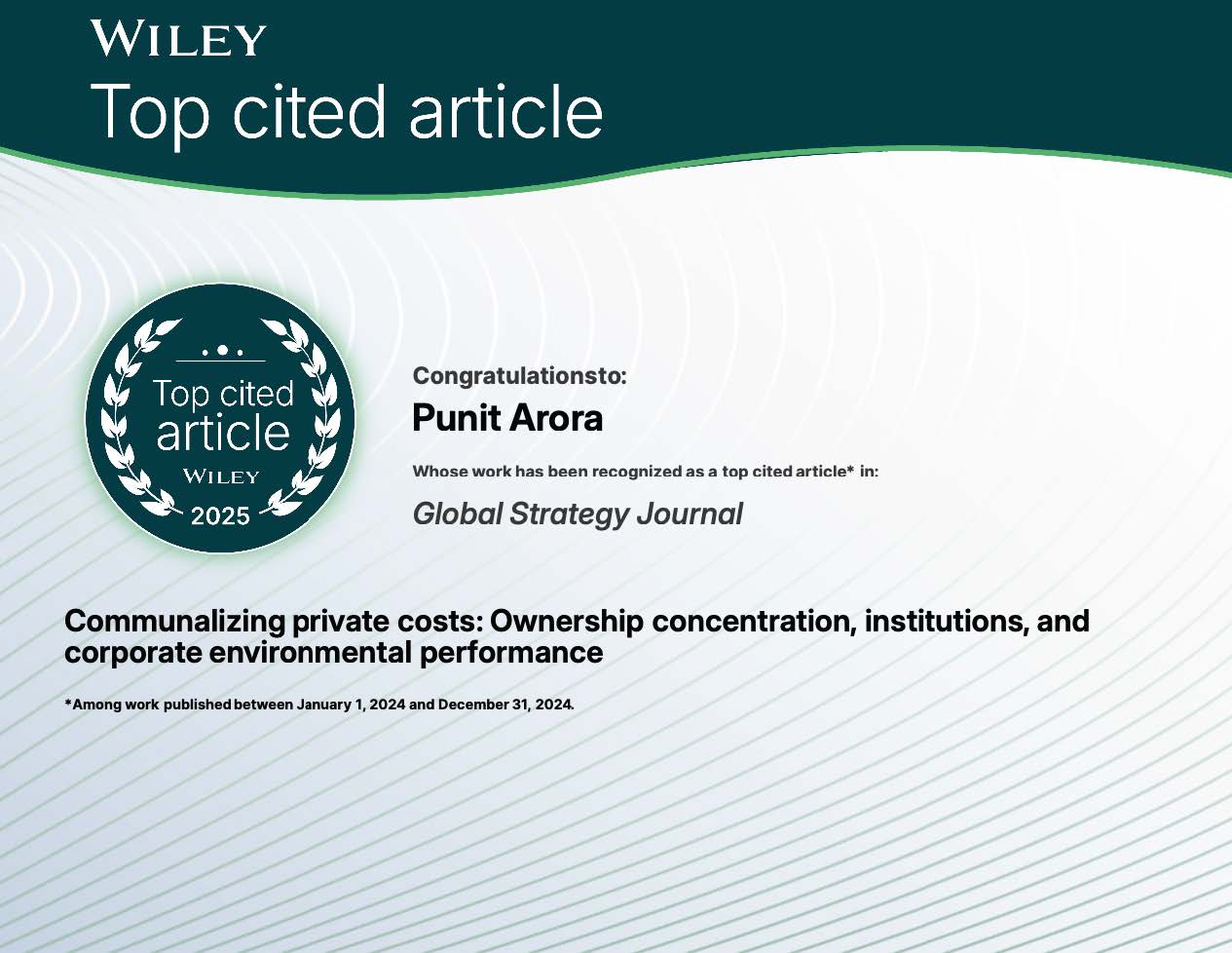 Recognition or Clever Social Media Strategy?